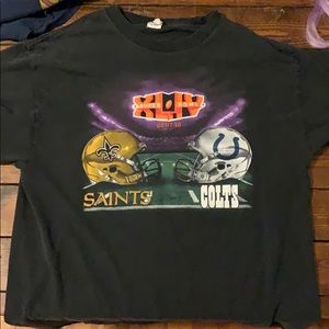 Superbowl XLIV Black Tee